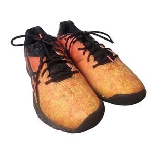 Asics Women Gel Solution Speed 3 Running Black/Orange Shoes E650Q Size 9.5